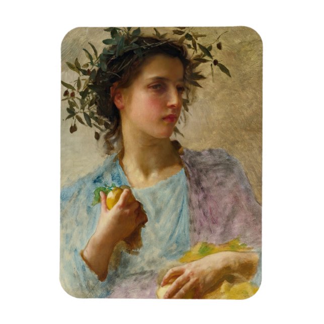 Imán l'ete (verano) por William-Adolphe Bouguereau (Vertical)