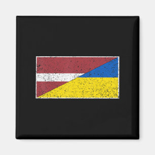 IMÁN LETONIA BANDERA UCRANIANA NACIONALIDAD UCRANIANA L