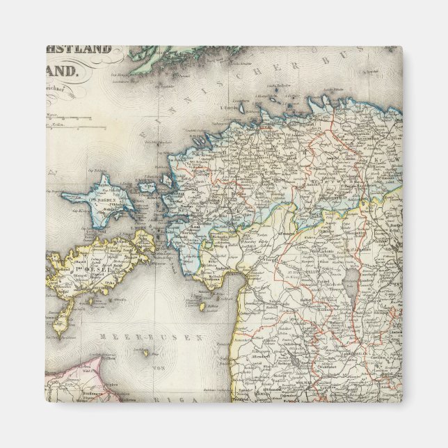 Imán Letonia, Estonia (Frente)