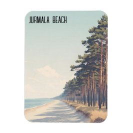 Imán Letonia Playa Jūrmala Viajes