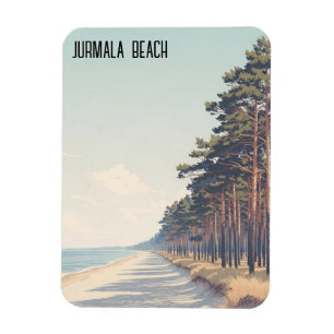 Imán Letonia Playa Jūrmala Viajes
