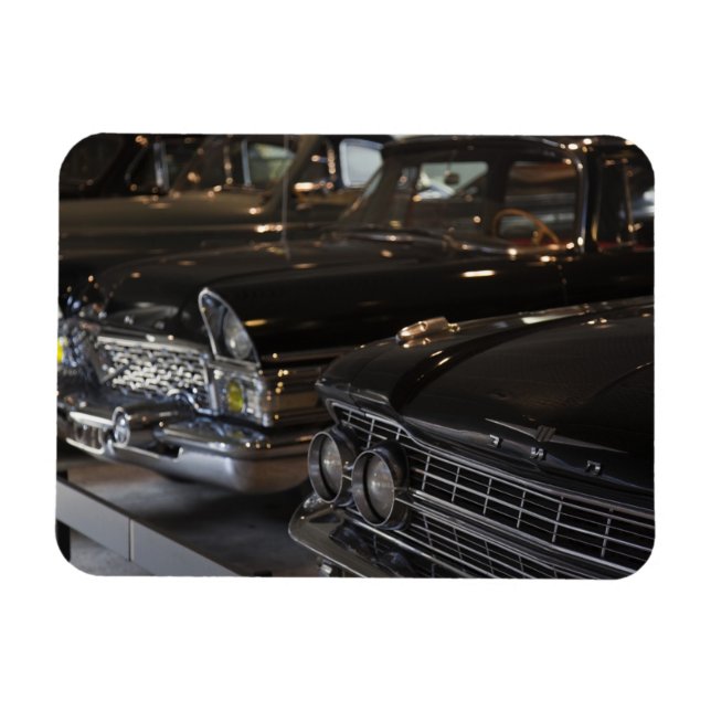 Imán Letonia, Riga, Museo Riga Motor, coches de (Horizontal)