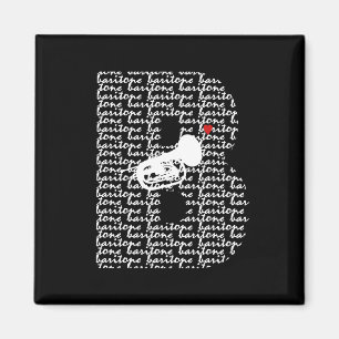 Imán Letra baritone B