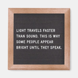 Imán Letra Board Quote Fridge Magnet