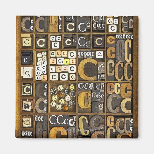 Imán Letra C (Frente)