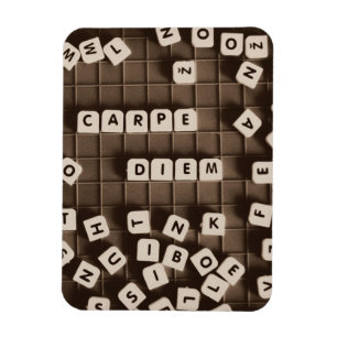 Imán Letra carpe diem compacta mosaicos