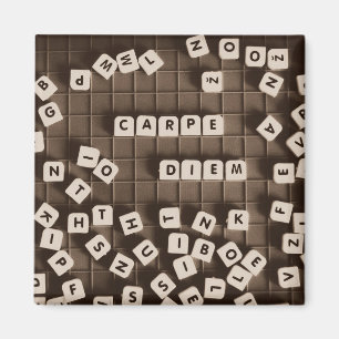 Imán Letra carpe diem compacta mosaicos