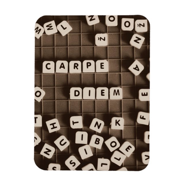 Imán Letra Carpe Diem Scrambled Tiles (Vertical)