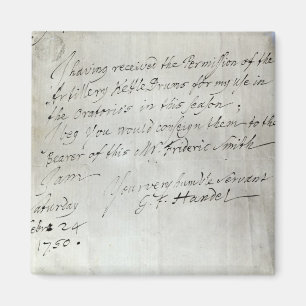 Imán Letra de George Frederick Handel