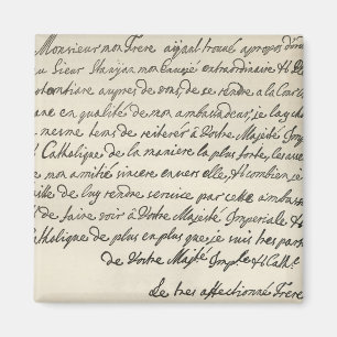 Imán Letra de George I a Charles VI