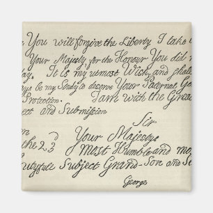 Imán Letra de George III a su abuelo