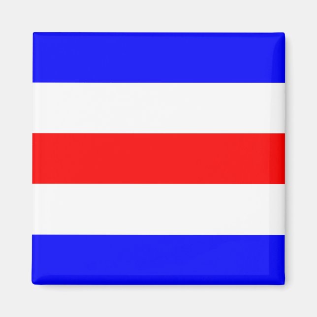 Imán Letra de la señal de la bandera náutica C (Charlie (Frente)