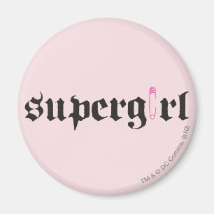 Imán Letra del pin de seguridad superchica