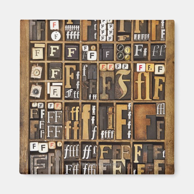 Imán Letra F (Frente)