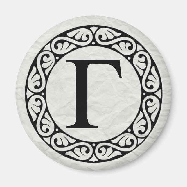 Imán Letra griega alfabeta gamma (Frente)