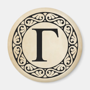 Imán Letra griega gamma alfabeta