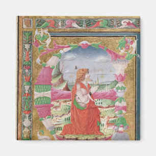 Imán Letra historiada 'E' con figura de Rey