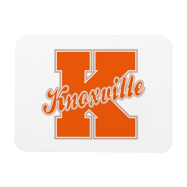 Imán Letra knoxville (Horizontal)