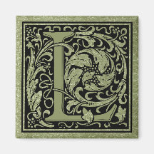 Letra L primera letra monograma