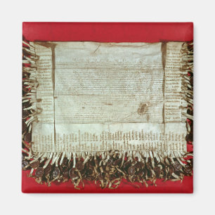 Imán Letra medieval de la protesta del bohemio