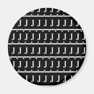 Imán Letra monográfica inicial J