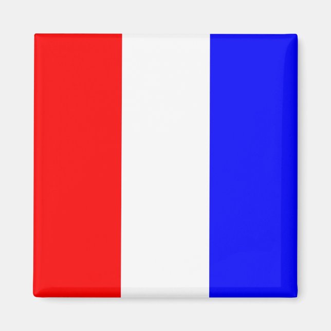 Imán Letra nautical Flag Alphabet Rótulo T (Tango) (Frente)