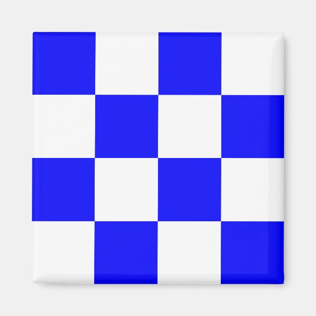 Imán Letra nautical Flag Alphabet Signal N (noviembre) (Frente)