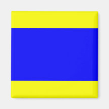 Letra nautical Flag Signal Letter D (Delta)