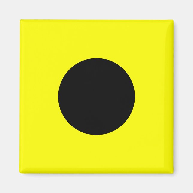 Imán Letra nautical Flag Signal Letter I (India) (Frente)