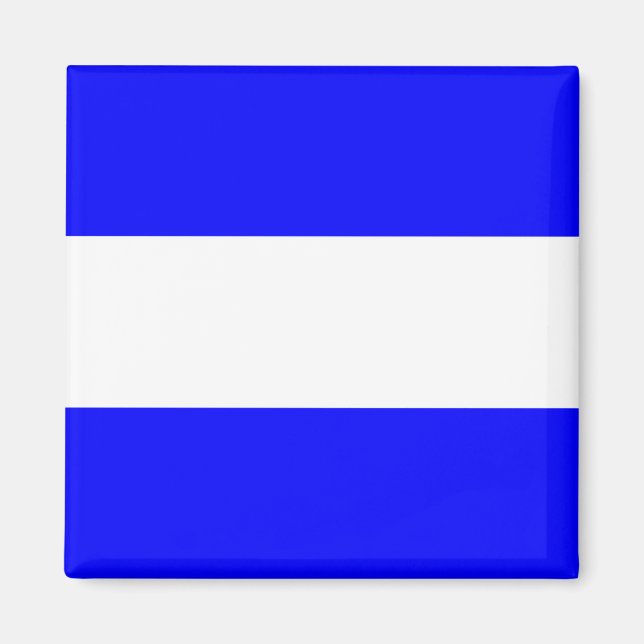 Imán Letra nautical Flag Signal Letter J (Juliett) (Frente)