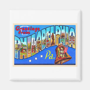 Imán Letra Philadelphia Pennsylvania PA carta grande po