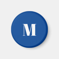Letra profunda azul inicial monograma moderno esti
