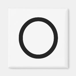 Imán Letra Título "o" Magnet