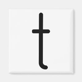 Imán Letra Título "t" Magnet