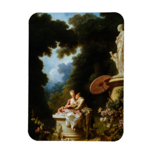 Imán Letras de amor de Jean Honore Fragonard