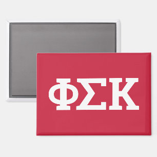 Imán Letras de Phi Sigma Kappa