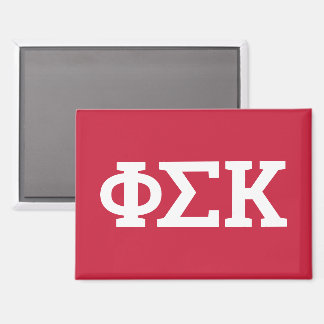 Imán Letras de Phi Sigma Kappa