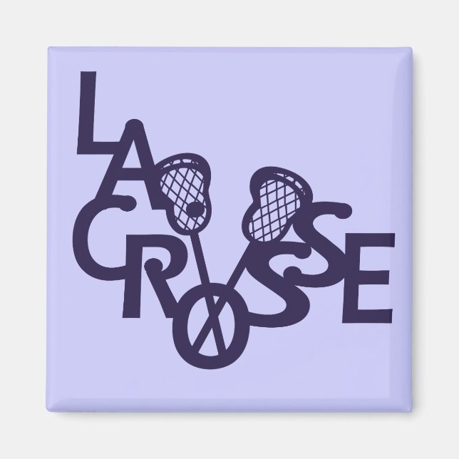 Imán Letras Lacrosse (Frente)