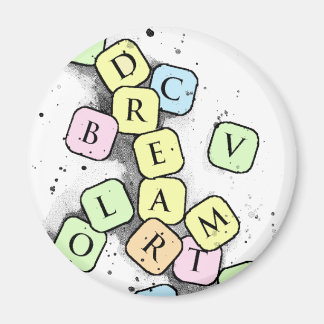 Imán letras ocultas