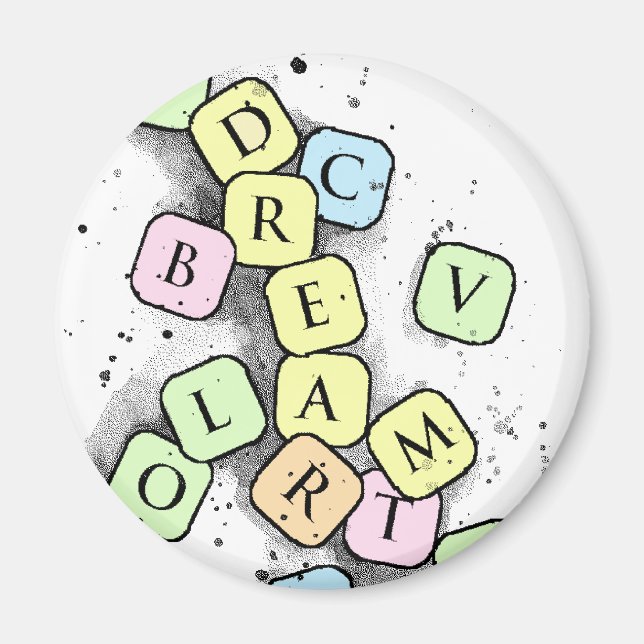 Imán letras ocultas (Frente)