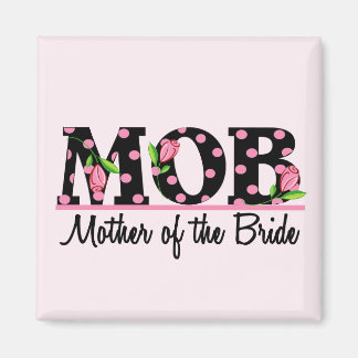 Imán Letras tulipanas de la Madre de la Novia (MOD)