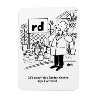 Letrero del Centro de Jardinería