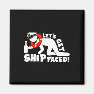 Imán Lets Get Ship Facture - vacaciones de cruceros fam