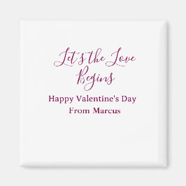 Imán lets the fun begins happy new year name year simpl