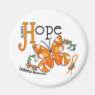 Imán Leucemia de la mariposa del vitral