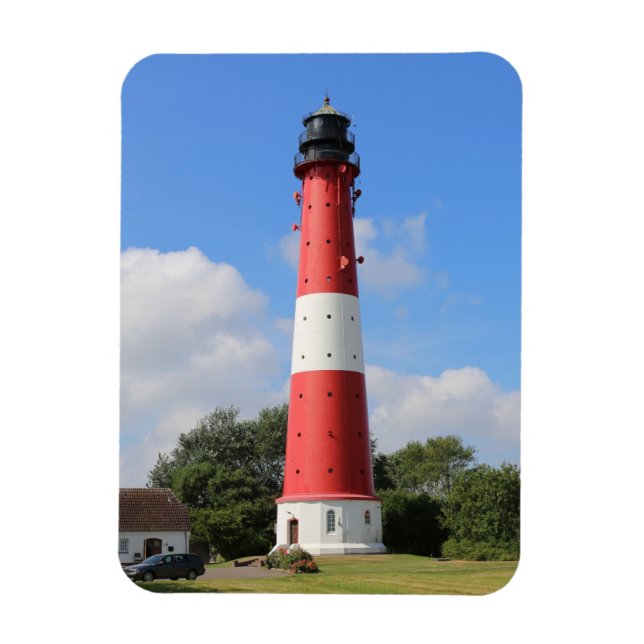 Imán Leuchtturm auf Insel Pellworm im Sommer (Vertical)