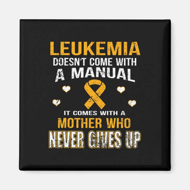 Imán LEUKEMIA viene con una madre que nunca renuncia (Frente)