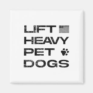 Imán Levanta Perros Pesados Divertido Tee de Entrenamie