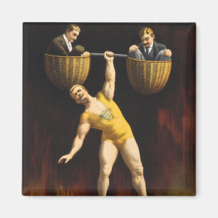 Imán Levantador de pesas Eugen Sandow Vaudeville