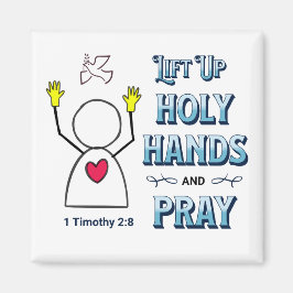 Imán Levantar las manos sagradas 1 Timothy 2:8